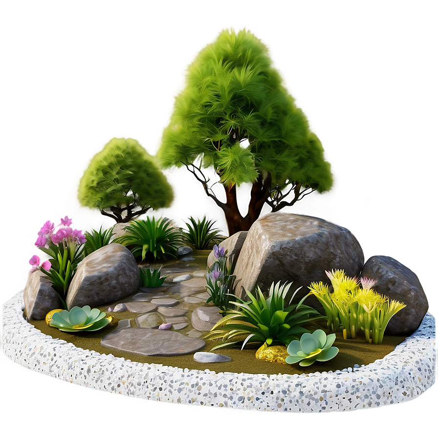 Rock Garden Designs Png Ssl56 PNG Image