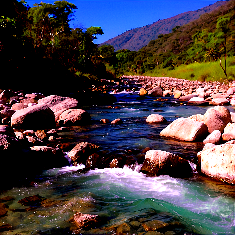 Rock Hopping River Crossing Png Evt71 PNG Image