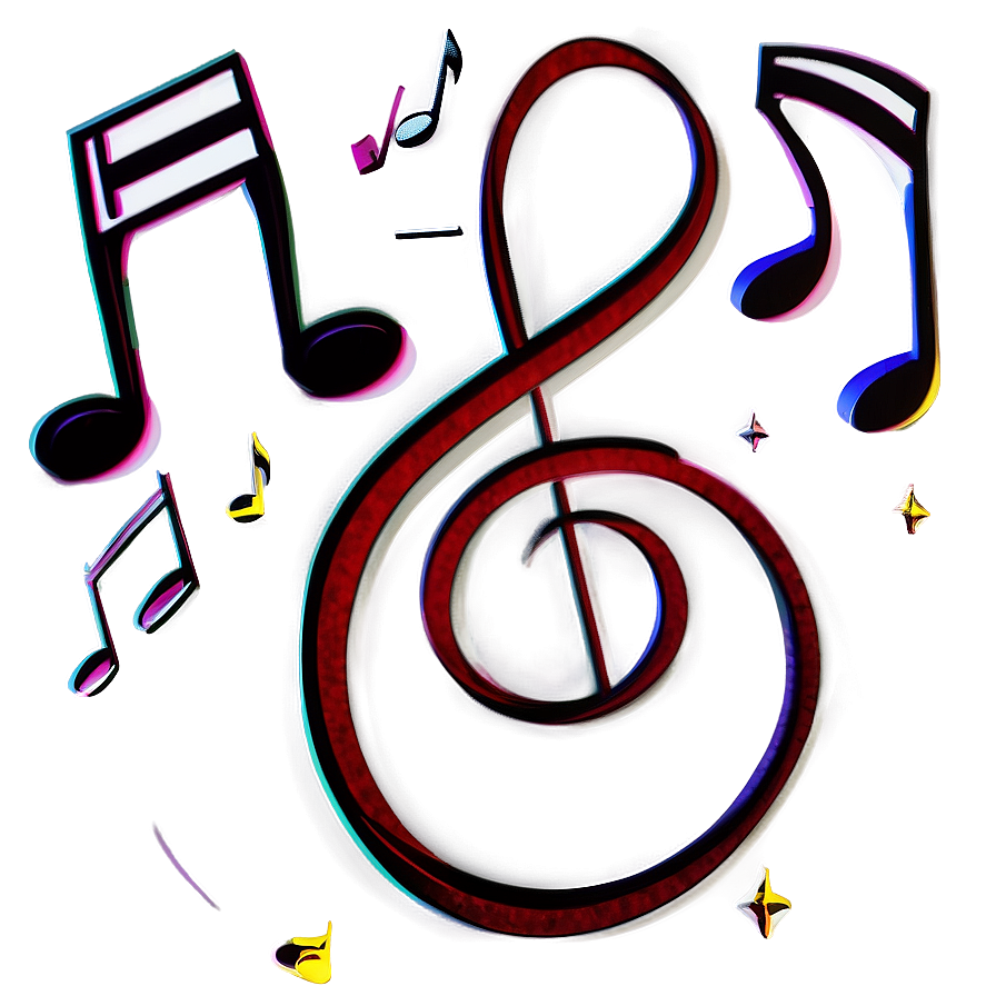 Rock Music Notes Png Pja PNG Image