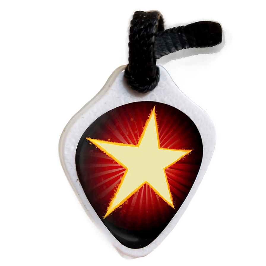 Rock Star Guitar Pick Png 06282024 PNG Image