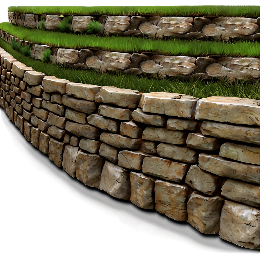 Rock Wall Pathway Png Oxr PNG Image