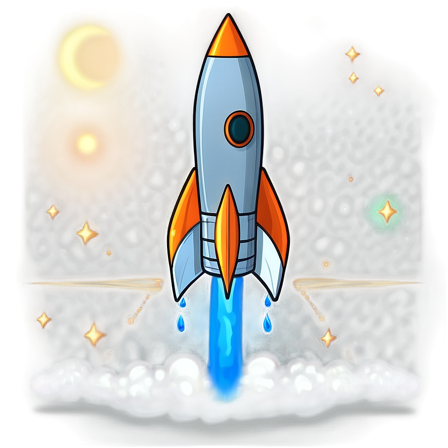 Rocket Art Png 3 PNG Image