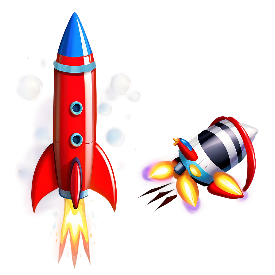 Rocket Art Png Qbu97 PNG Image