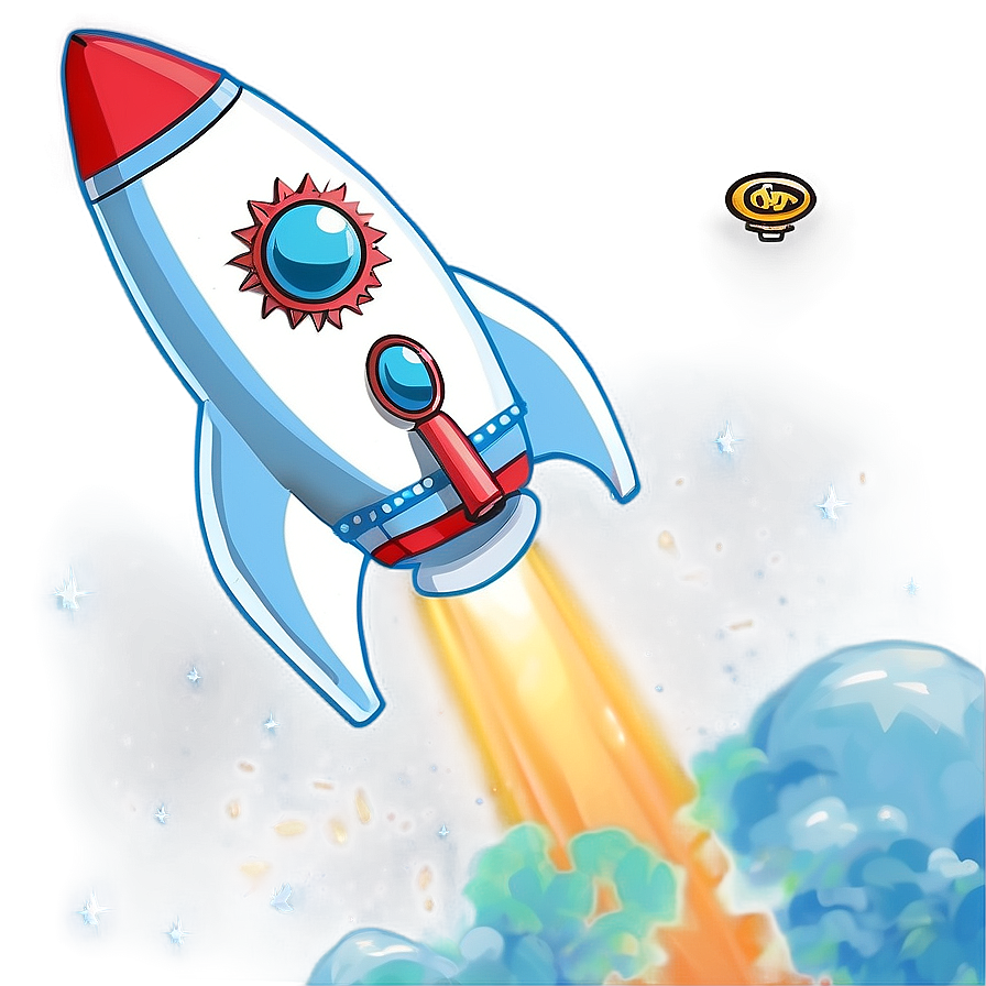 Rocket Blast Off Png Der51 PNG Image