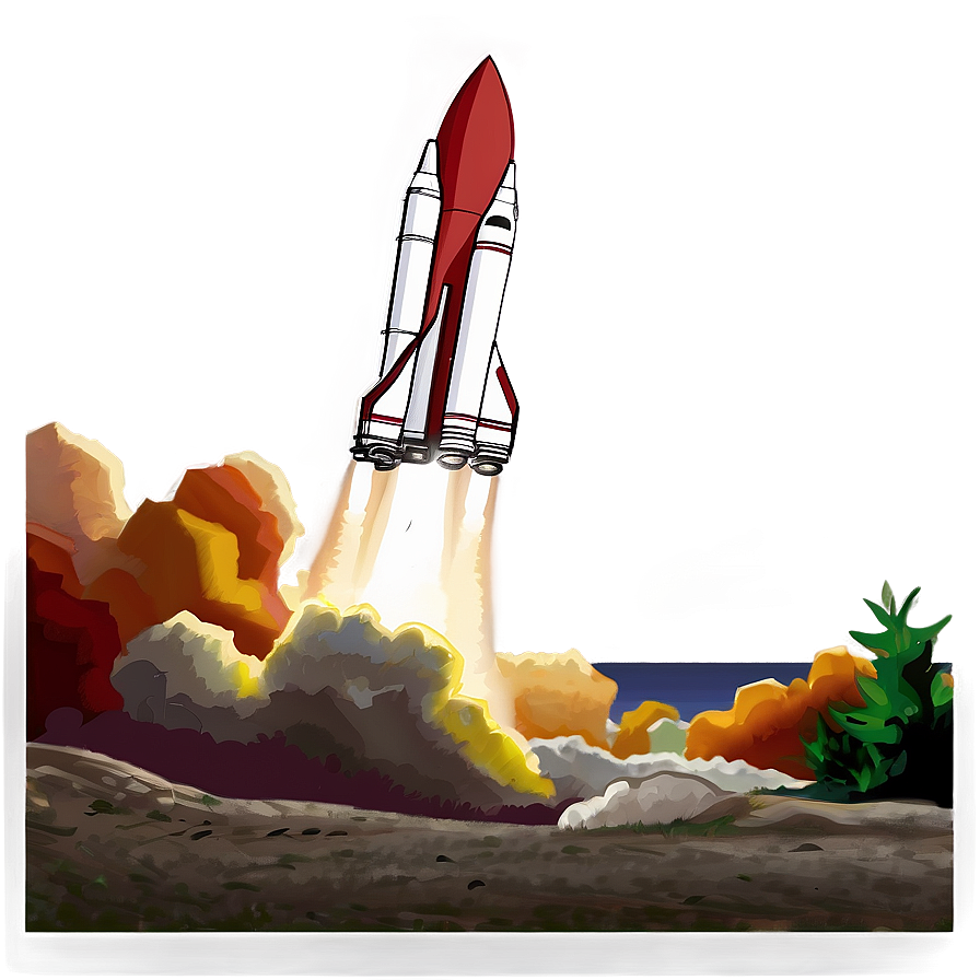 Rocket Landing Png Vpw68 PNG Image