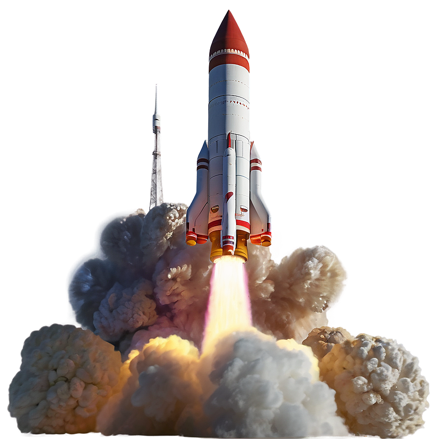 Rocket Launch Blast Png Oll PNG Image