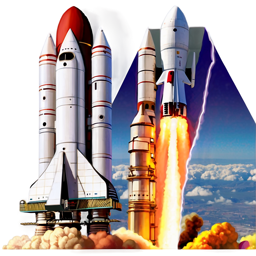 Rocket Launch Sequence Png Rkb15 PNG Image