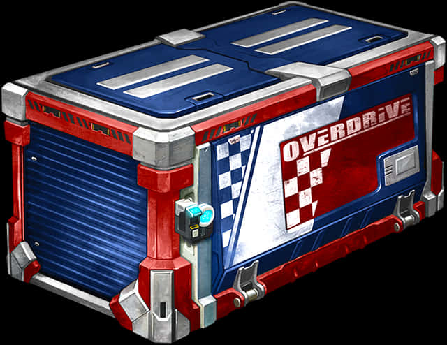 Rocket League Overdrive Crate PNG Image