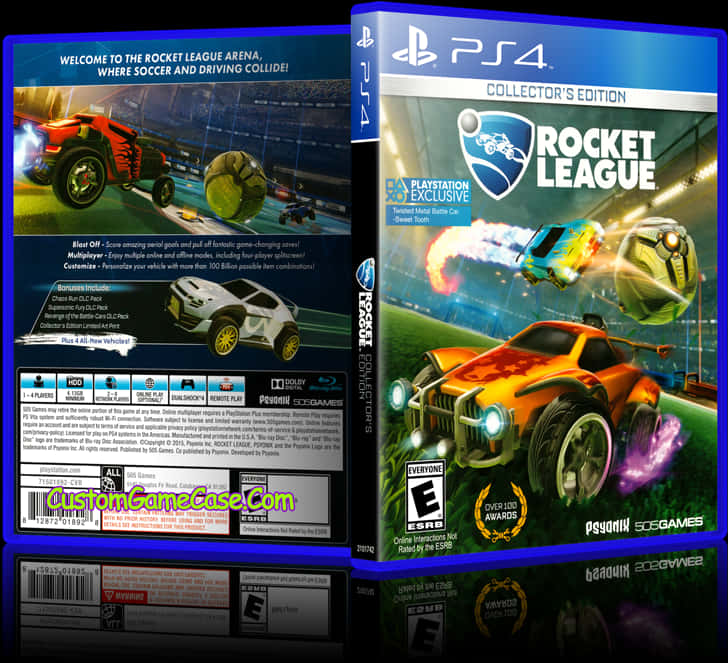 Rocket League P S4 Collectors Edition Cover PNG Image