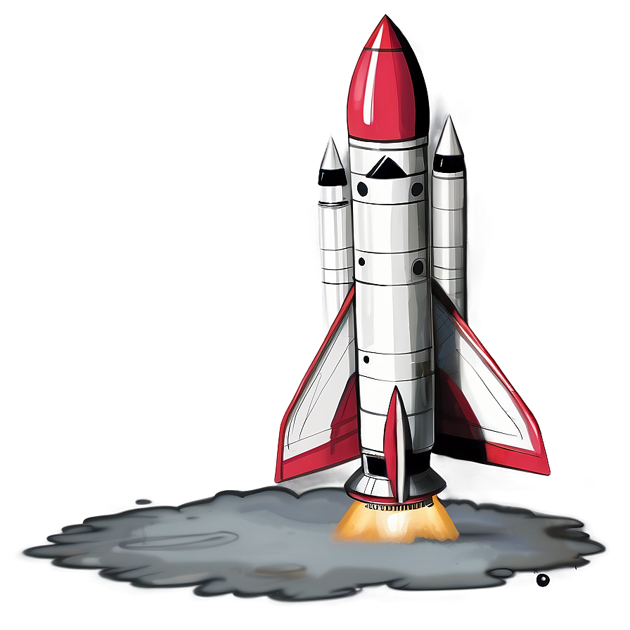 Rocket Sketch Png 04292024 PNG Image