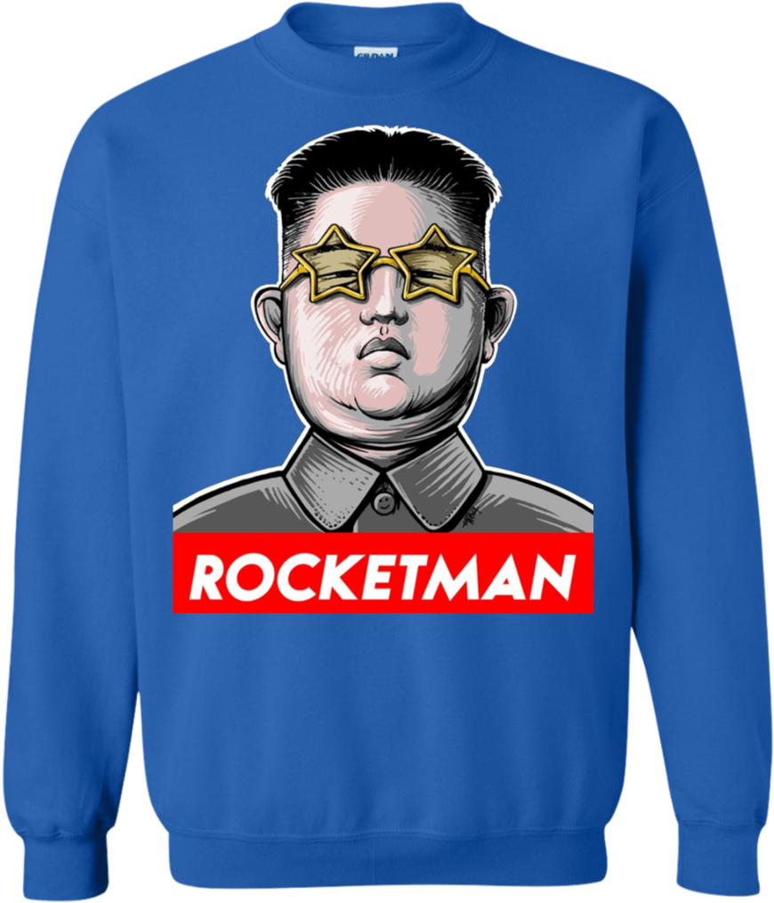 Rocketman Sweatshirt Design PNG Image