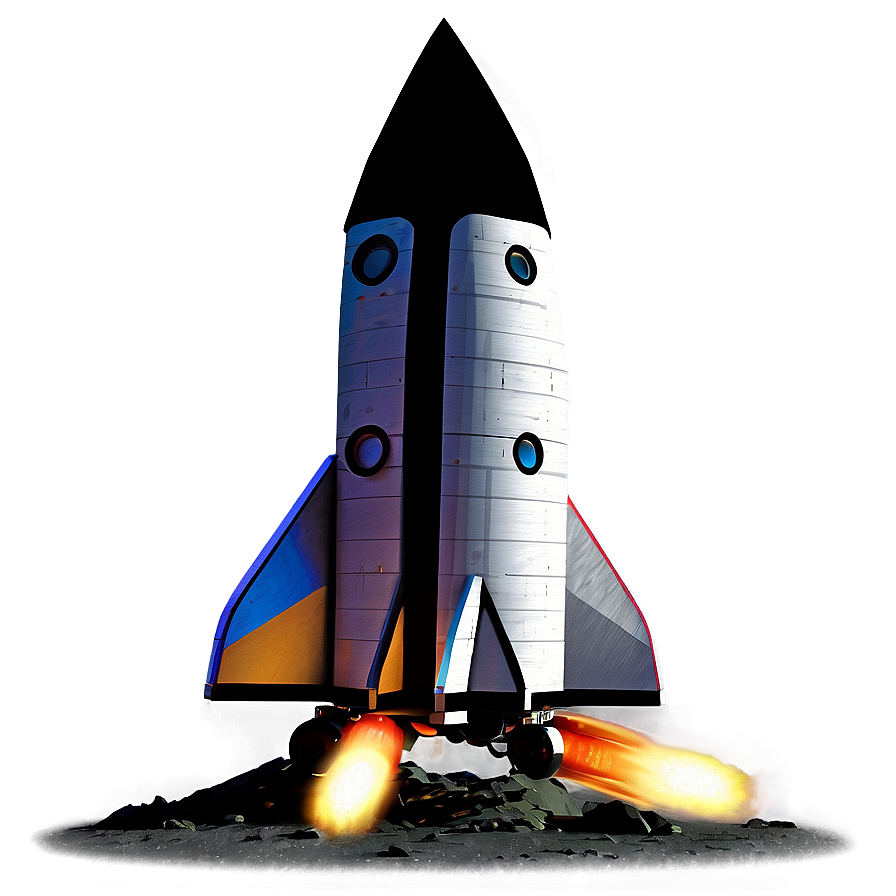 Rocketship At Night Png 7 PNG Image