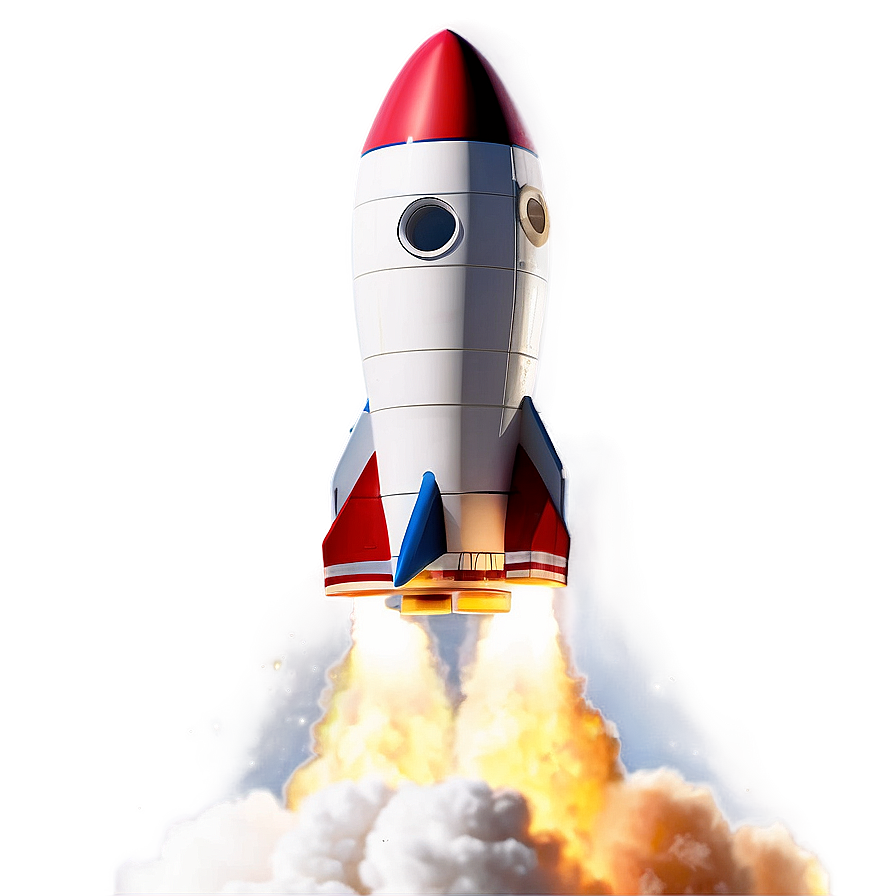 Rocketship Launching Png 10 PNG Image