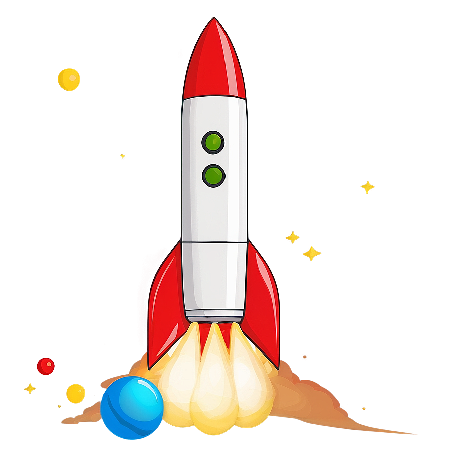 Rocketship Launching Png 32 PNG Image