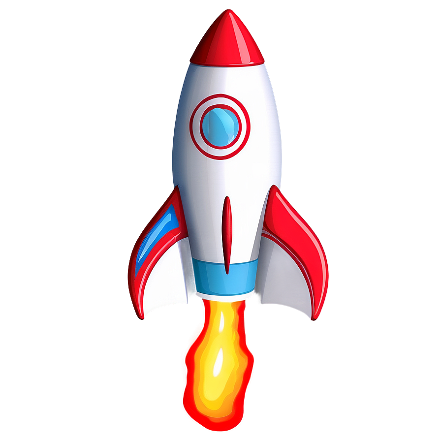 Rocketship With Flames Png Brq21 PNG Image