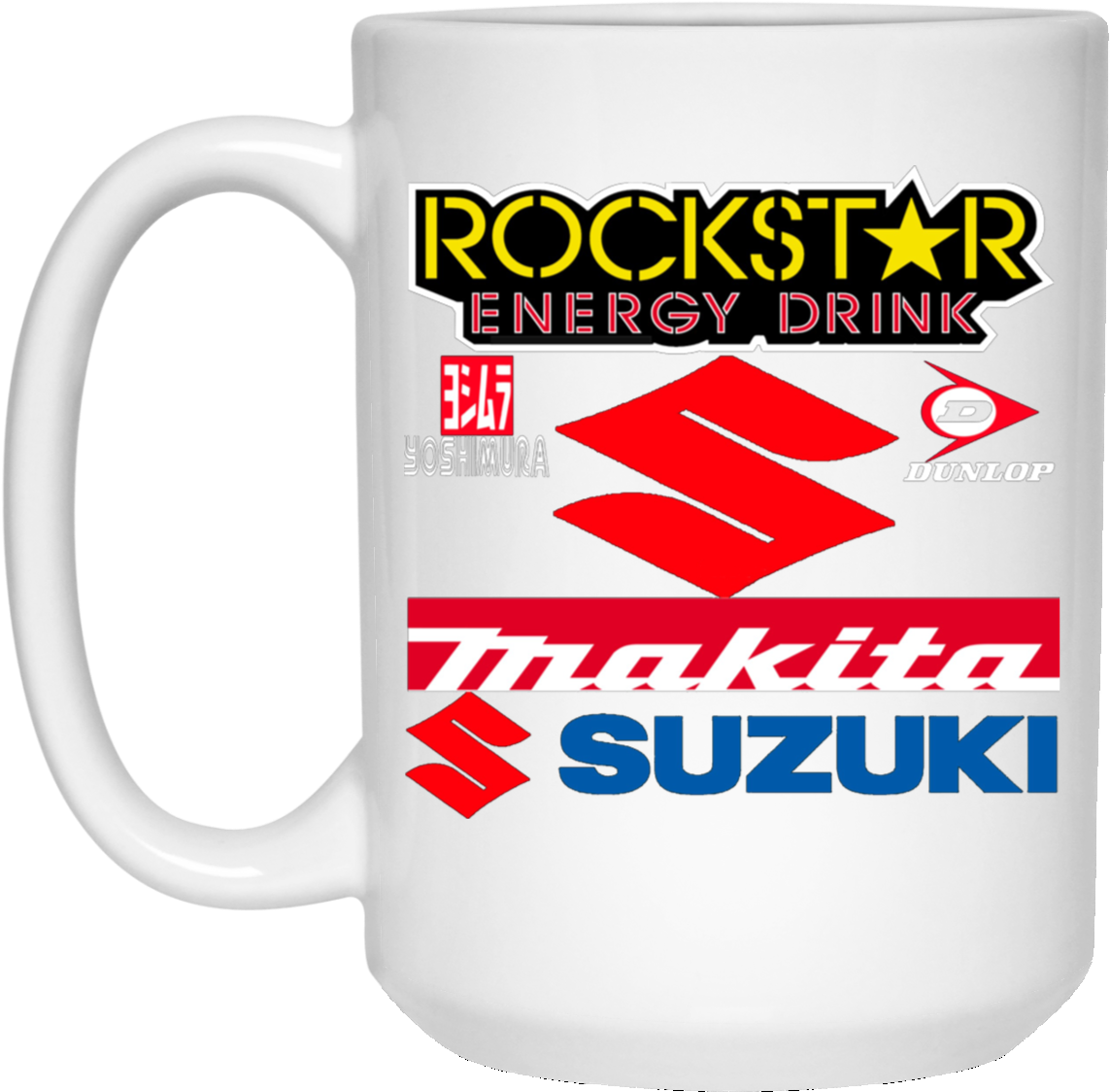 Rockstar Energy Drink Branded Mug PNG Image