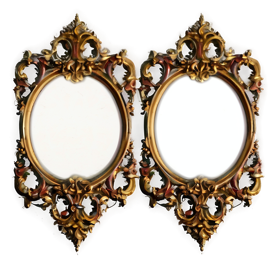 Rococo Ornate Frame Png Yff58 PNG Image