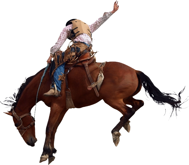 Rodeo Riderin Action.png PNG Image