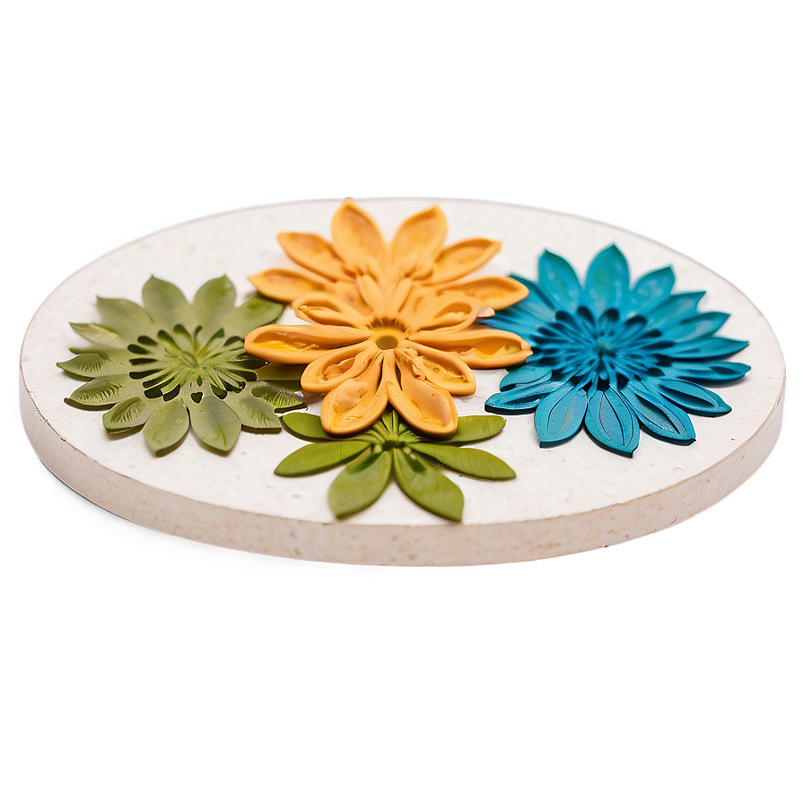 Rolled Flower Coasters Diy Png 06282024 PNG Image