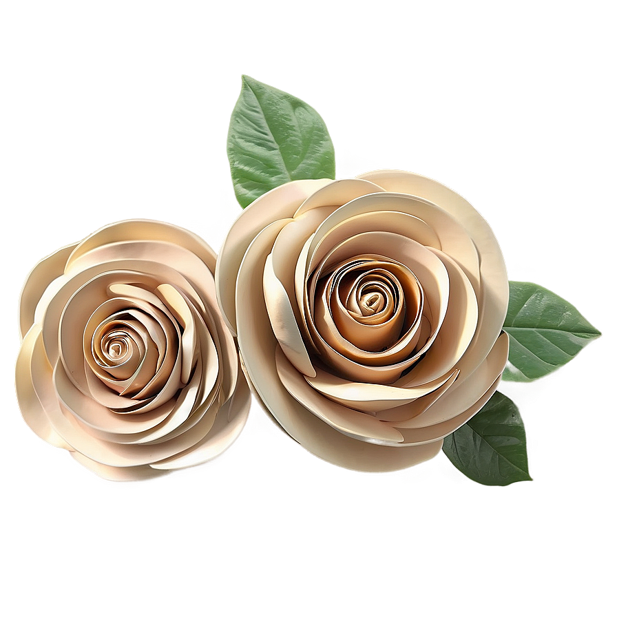 Rolled Flower Wedding Decor Png Cae PNG Image