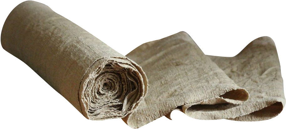 Rolled Linen Fabric Texture PNG Image