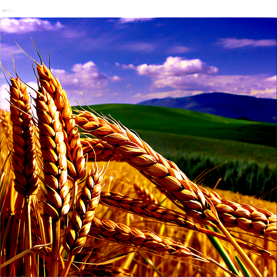 Rolling Hills Wheat Field Png Nsi73 PNG Image