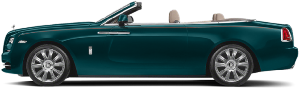 Rolls Royce Dawn Convertible Side View PNG Image