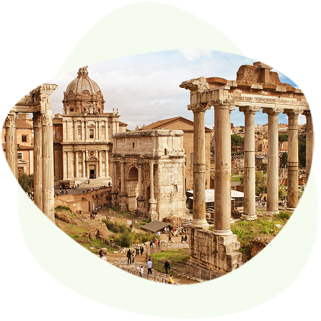 Roman_ Forum_ Ancient_ Ruins PNG Image