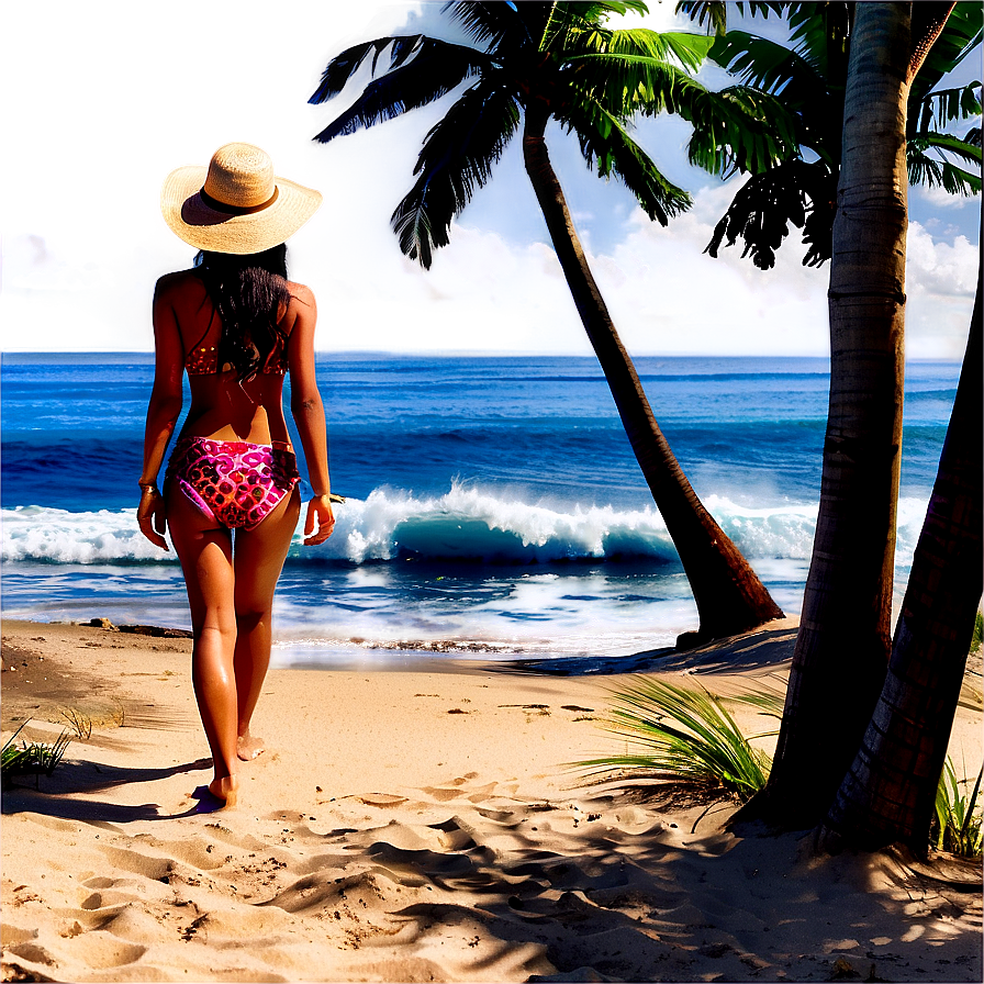 Romantic Beach Walk Png Pny16 PNG Image