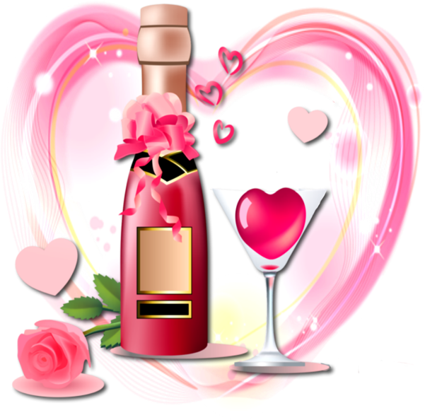 Romantic Celebration Graphic PNG Image