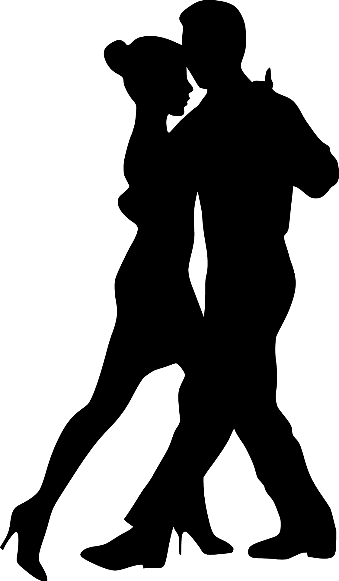 Romantic Dance Silhouette.png PNG Image