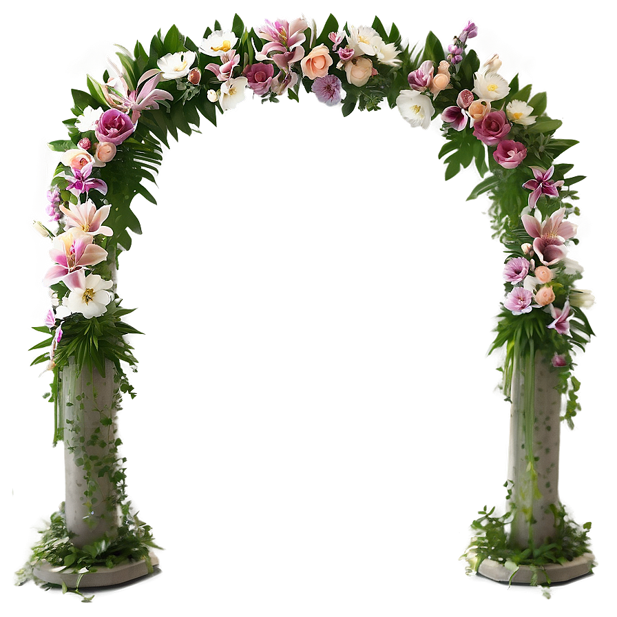 Romantic Floral Altar Png Ayx PNG Image