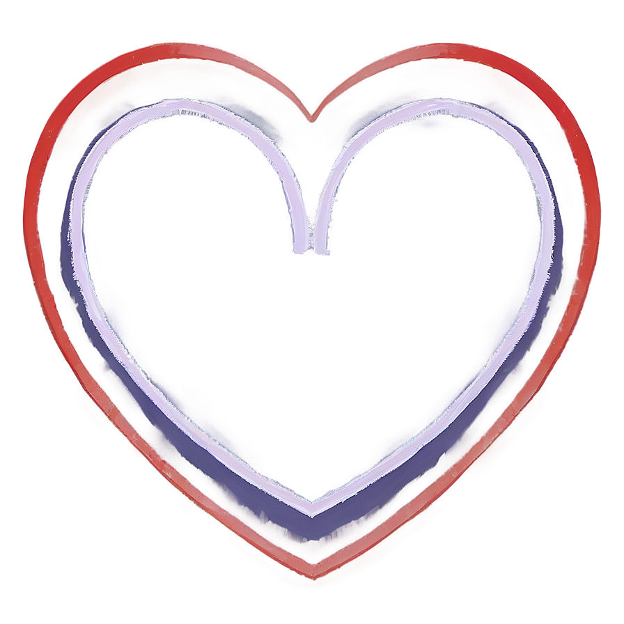 Romantic Heart Outline Png 05252024 PNG Image