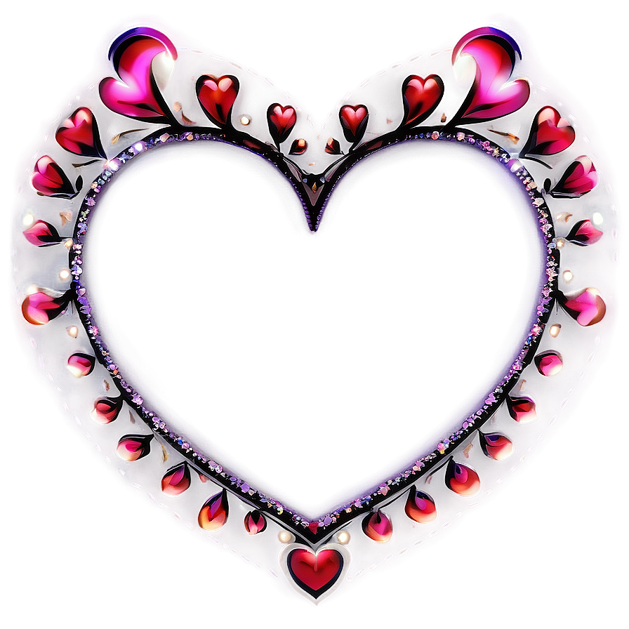 Romantic Heart Overlay Png Pqt PNG Image