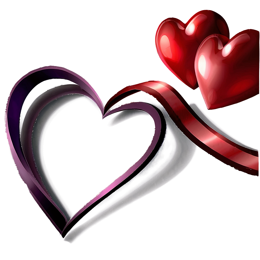 Romantic Heart Png Adn93 PNG Image