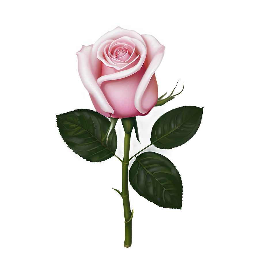 Romantic Pink Rose Png Qhj38 PNG Image