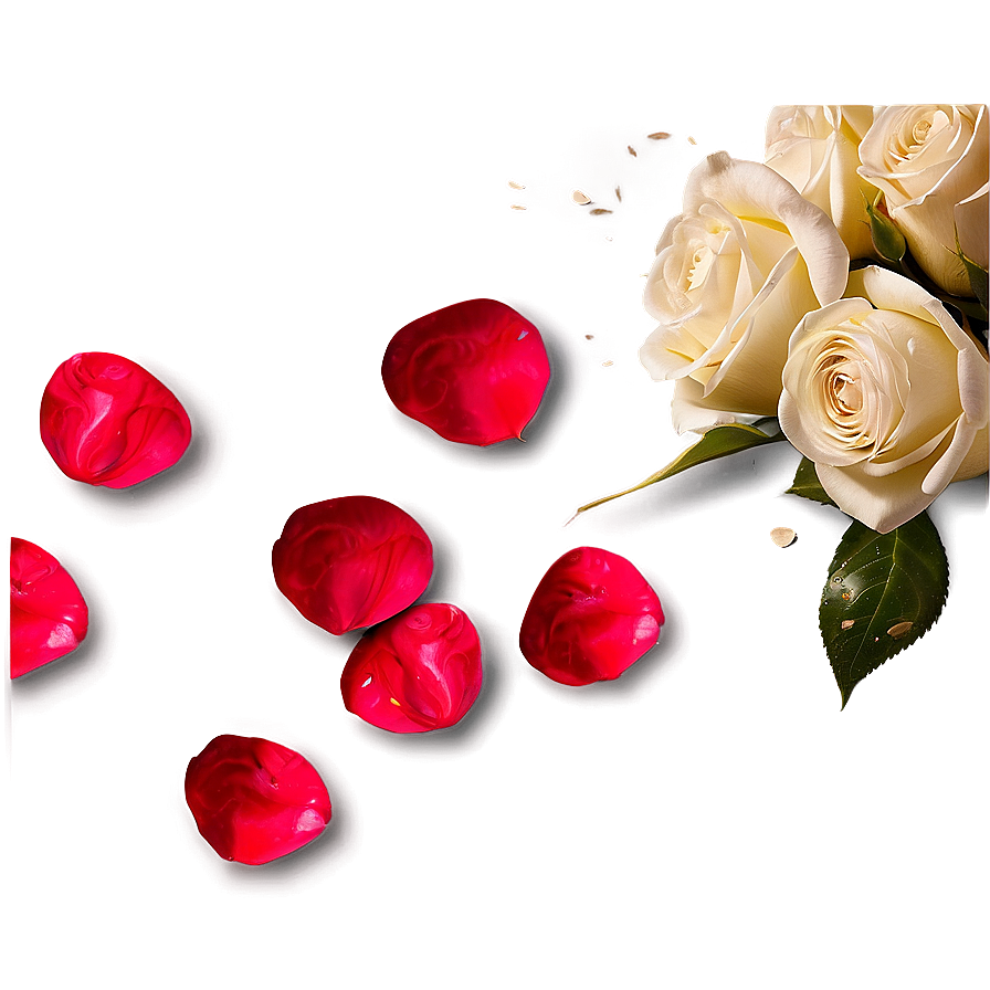 Romantic Rose Petals Png Bjr PNG Image