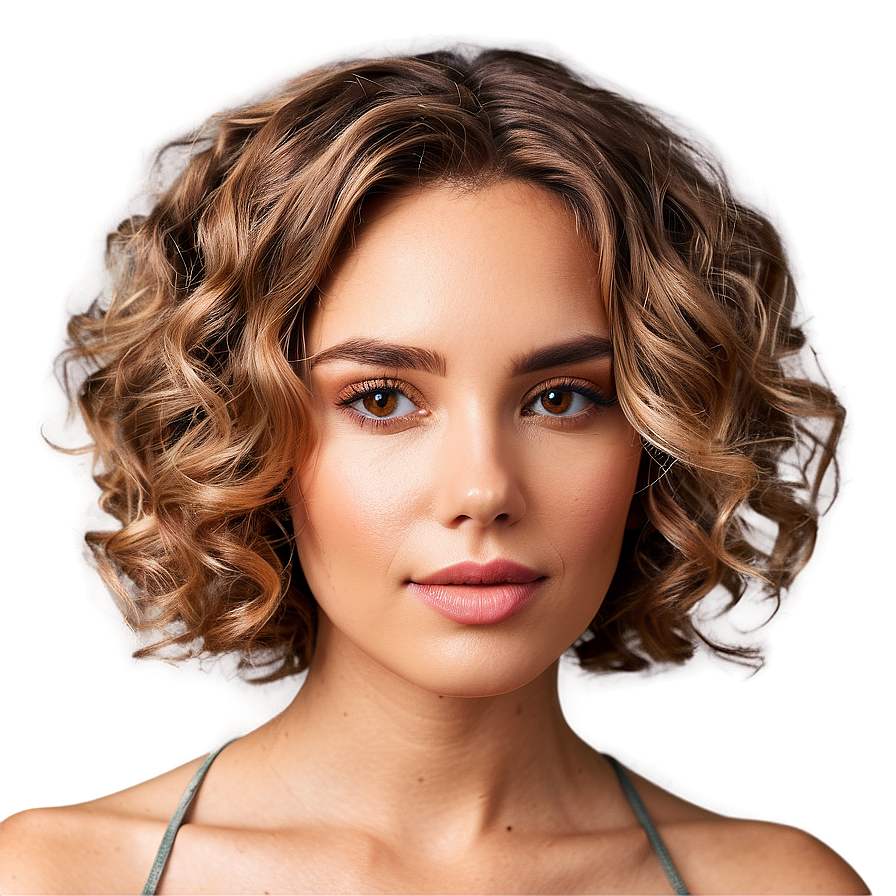 Romantic Wavy Hairdo Png 06272024 PNG Image