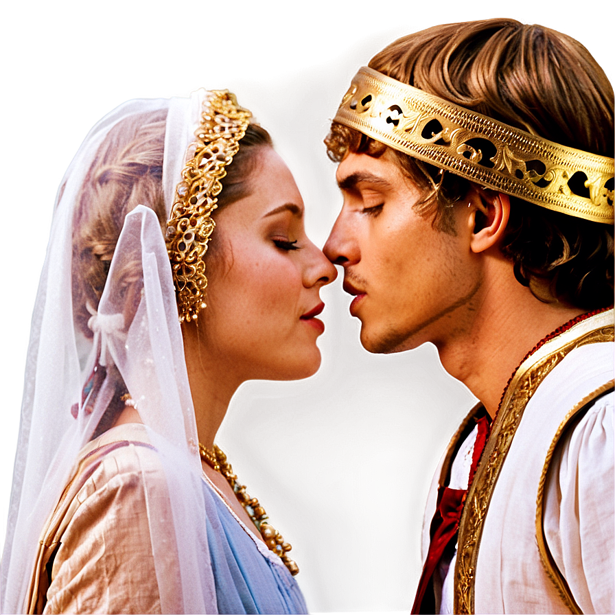 Romeo And Juliet Kiss Png Gey PNG Image