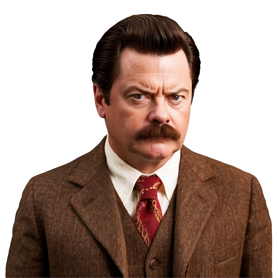 Ron Swanson Avatar Png Oqg PNG Image