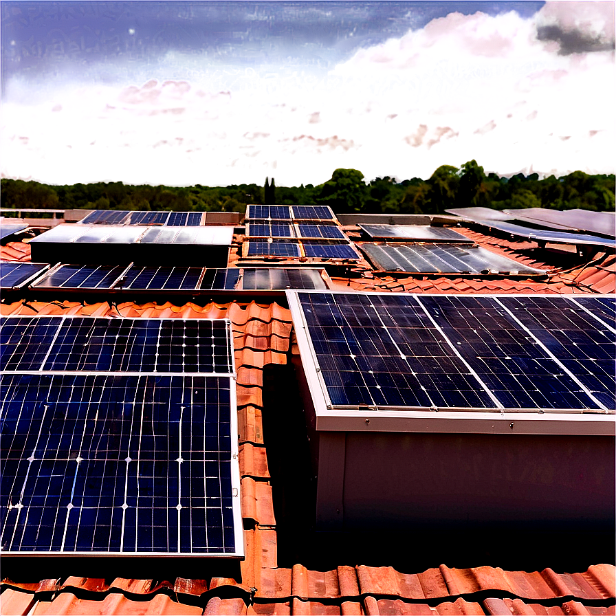 Rooftop Solar Panel Png Chb22 PNG Image