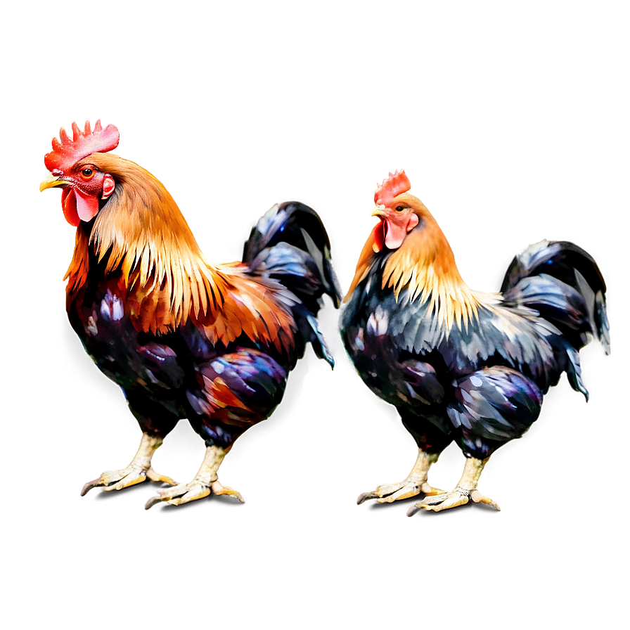 Rooster Family Portrait Png Gpn PNG Image