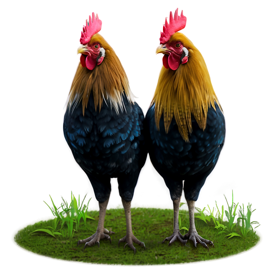 Rooster Family Portrait Png Ull PNG Image