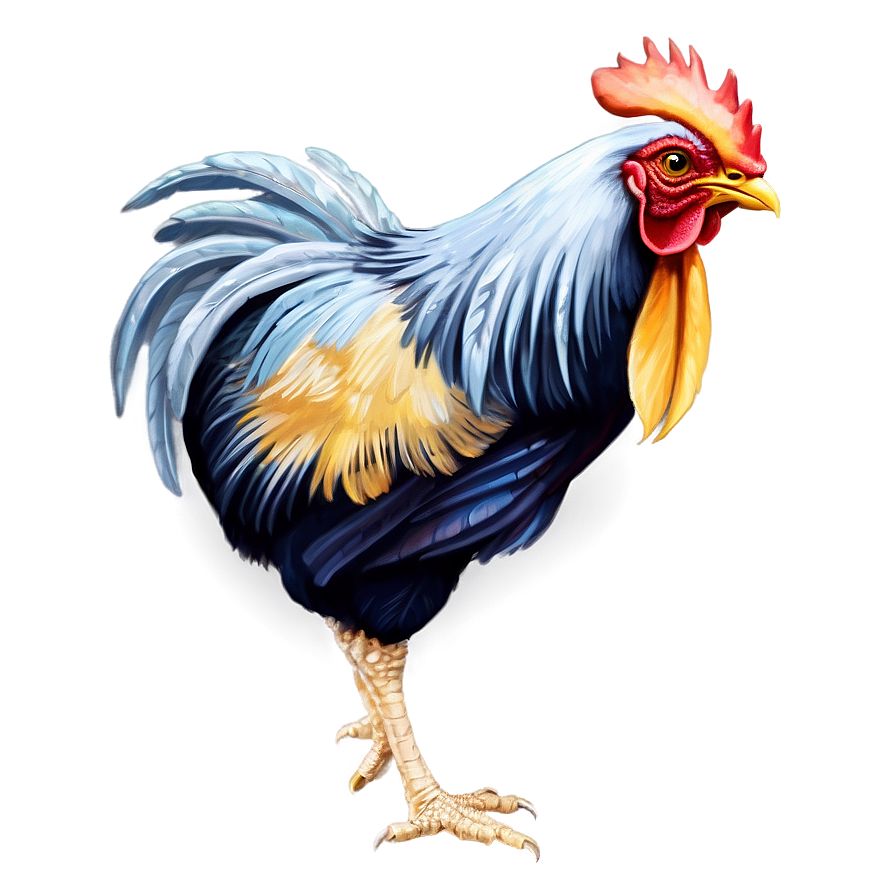 Rooster Illustration Png 10 PNG Image