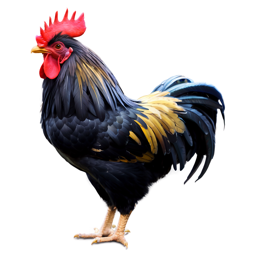 Rooster Illustration Png Rov34 PNG Image