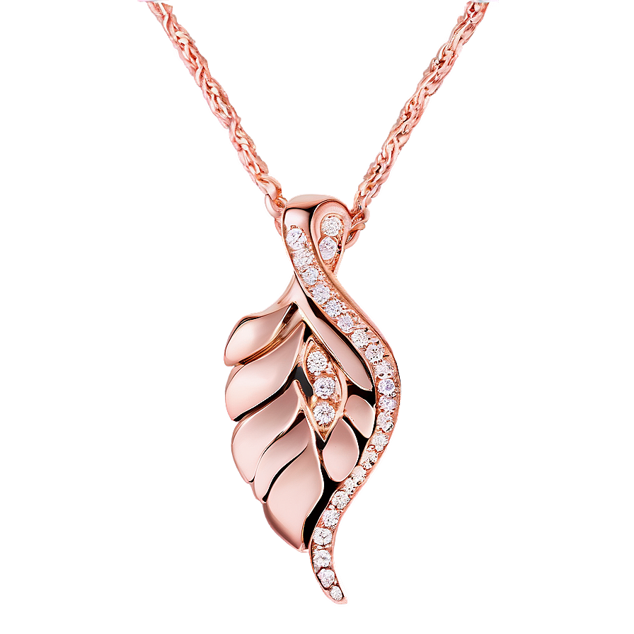 Rose Gold Necklace Png Jhp71 PNG Image