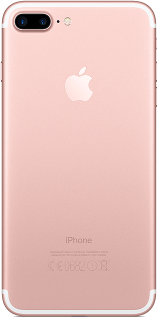 Rose Goldi Phone Back View PNG Image