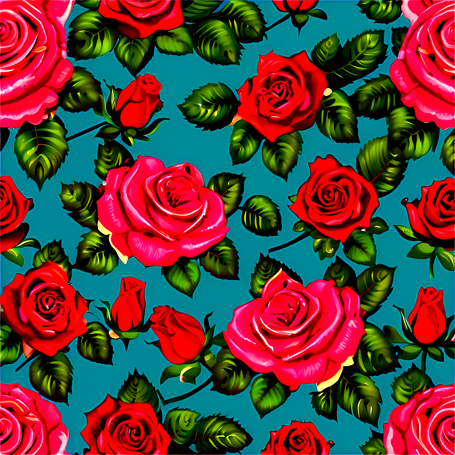 Rose Pattern Clipart Png 06272024 PNG Image