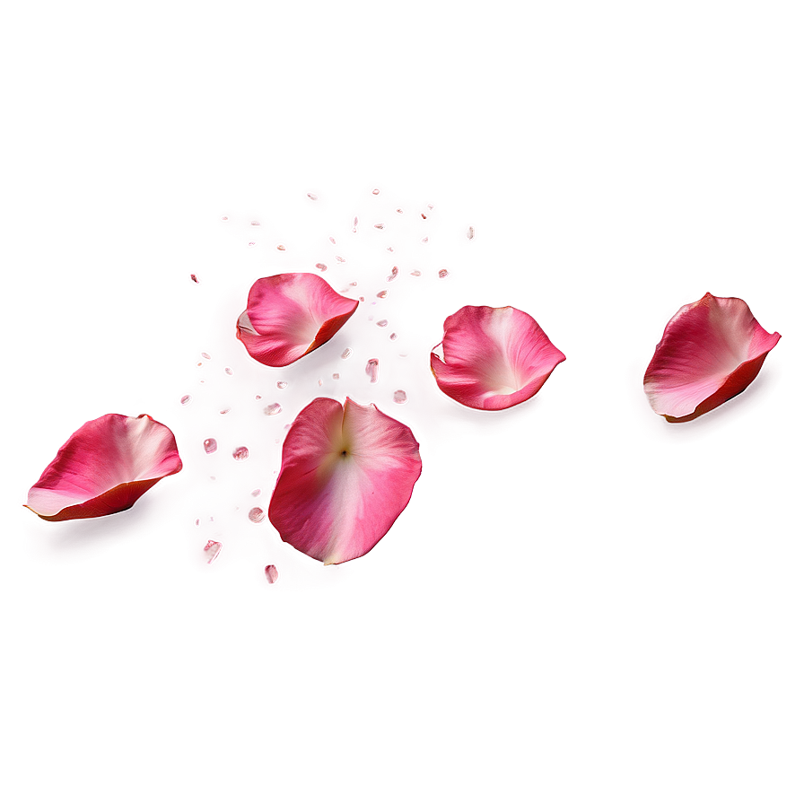 Rose Petals Falling Png Rtu PNG Image