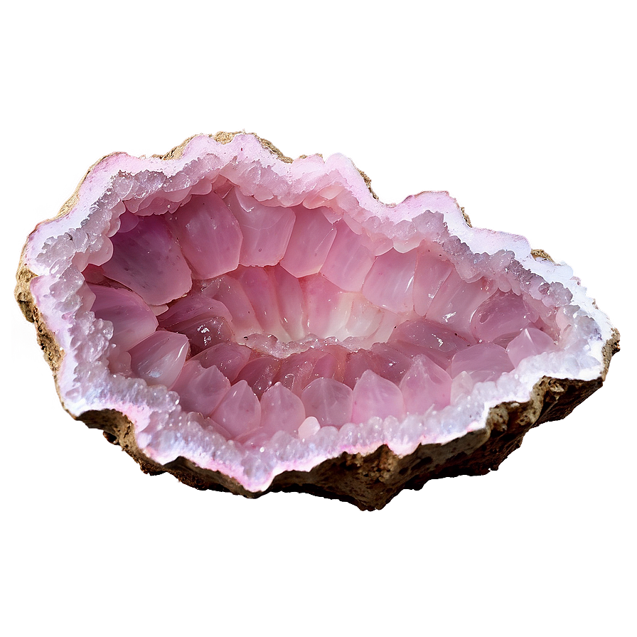 Rose Quartz Geode Druzy Png Hem61 PNG Image